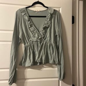 Light Green Boutique Blouse